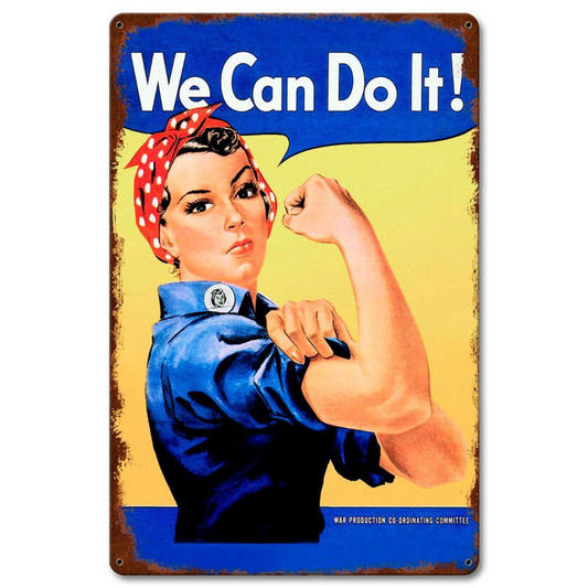 Rosie Vintage Metal Sign