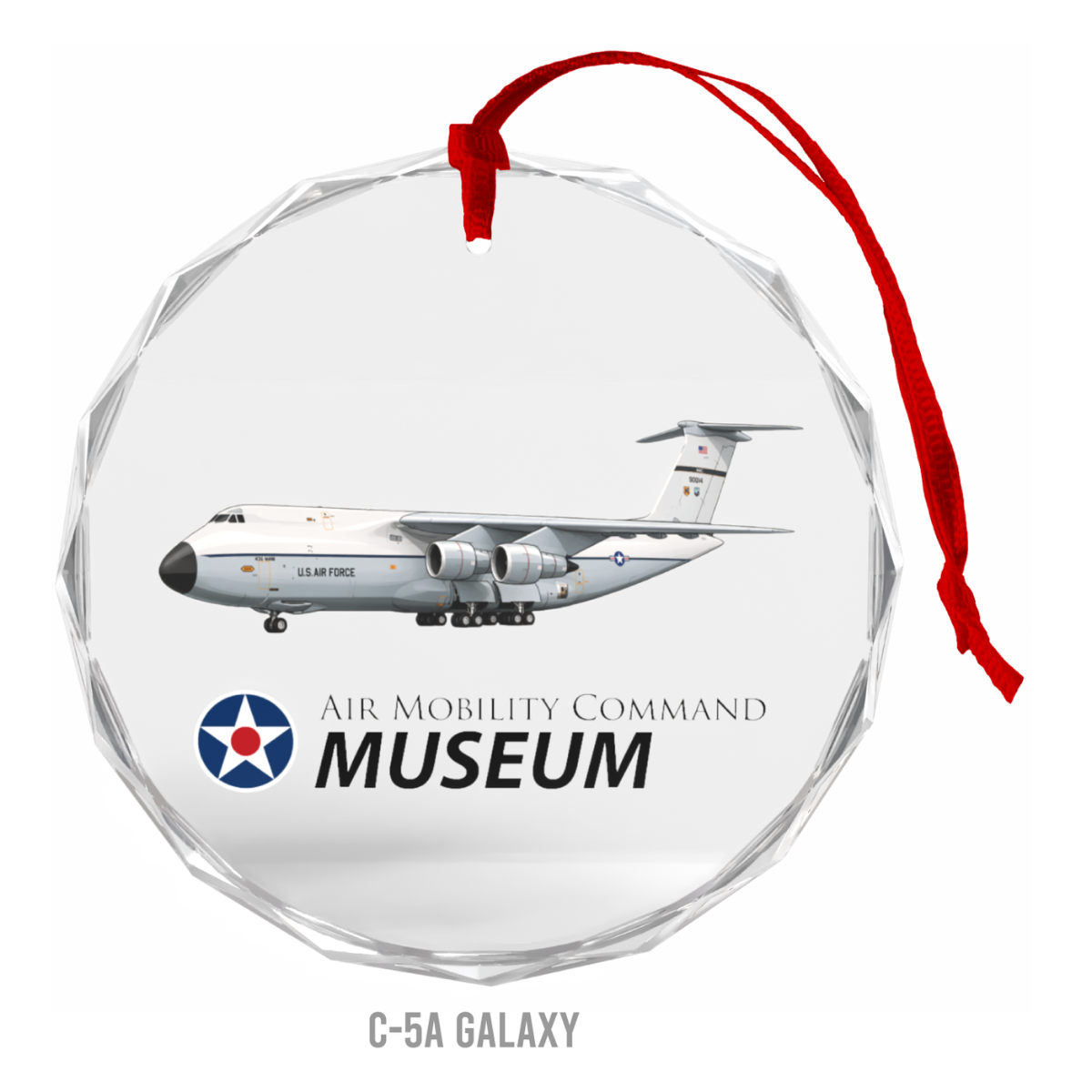 C-5 Glass Ornament