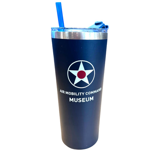 22oz AMC Vacuum Stainless Steel Tumbler w/straw