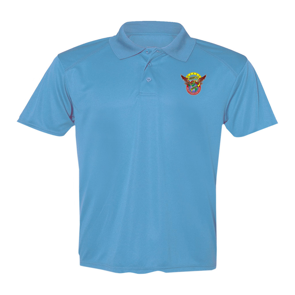 Men's Poly Buttoned Polo ATA Logo