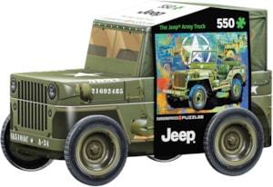 Military Jeep Tin Puzzle