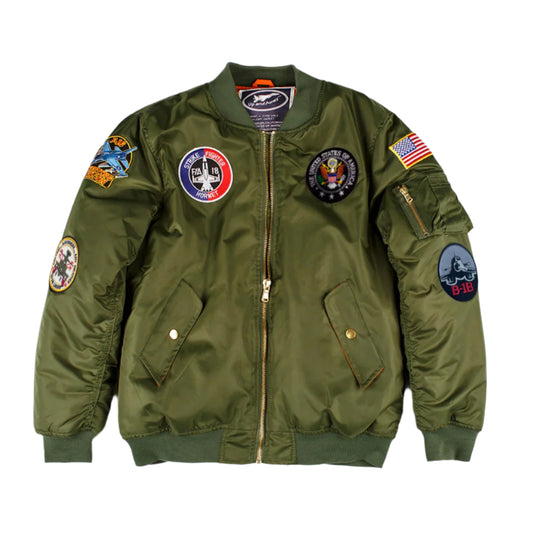 Adult MA-1 Flight Jacket - Sage Green