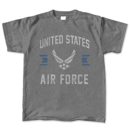 Vintage Air Force T-Shirt Charcoal Heather