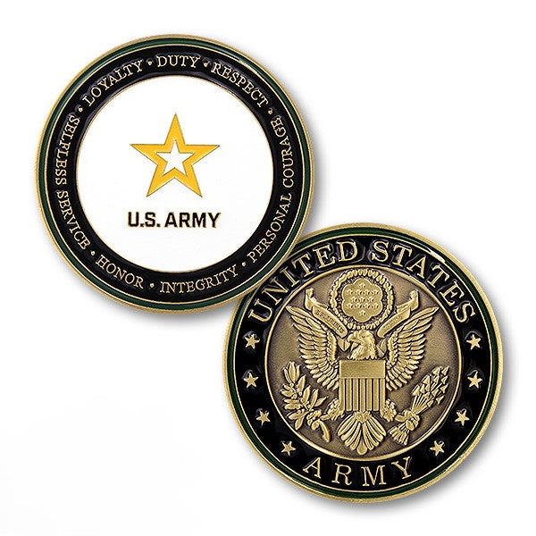 US Army Core Values Coin