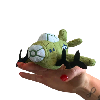 B-17 Flying Fortress Plush Aircraft 5" Finger Puppet