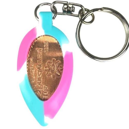 Cotton Candy Penny Keychains