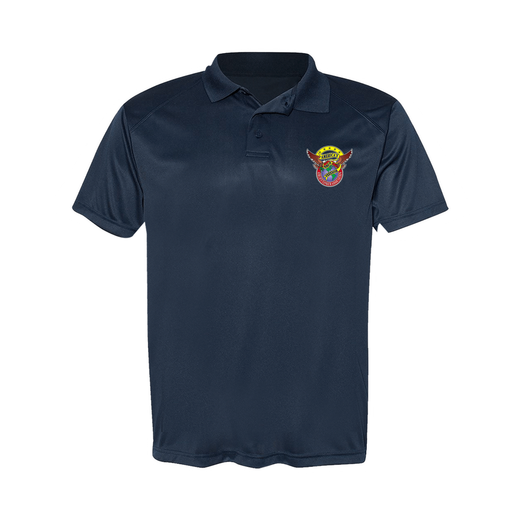 Men's Poly Buttoned Polo ATA Logo