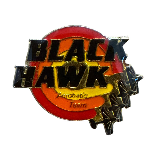 BLACK HAWK Aerobatic Team Hat Lapel PIN