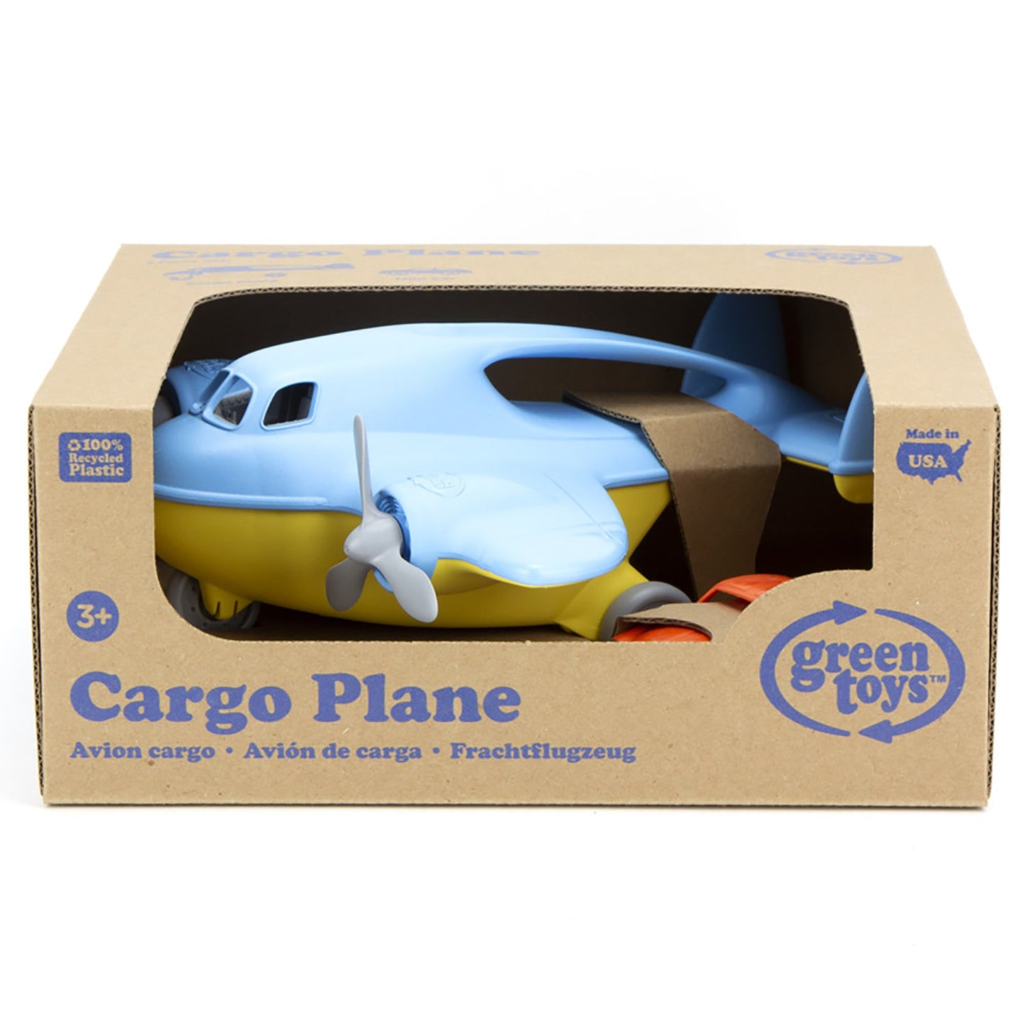 Cargo Plane Blue - Green Toys