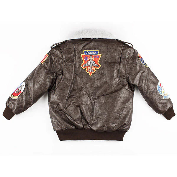 Children's Bomber Jacket Brown