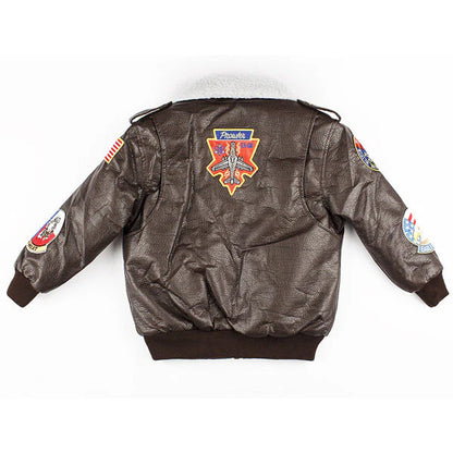 Children's Bomber Jacket Brown