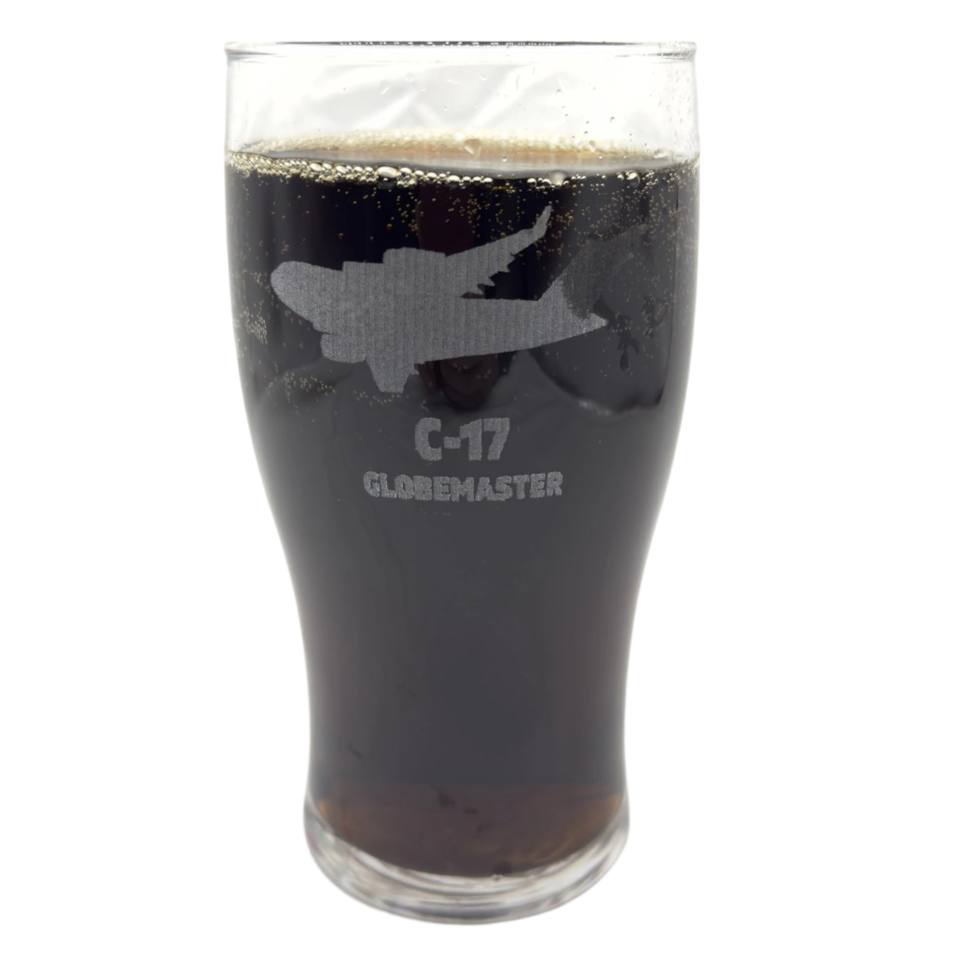 C-17 Beer Glass Etched – The AMC Museum Foundation