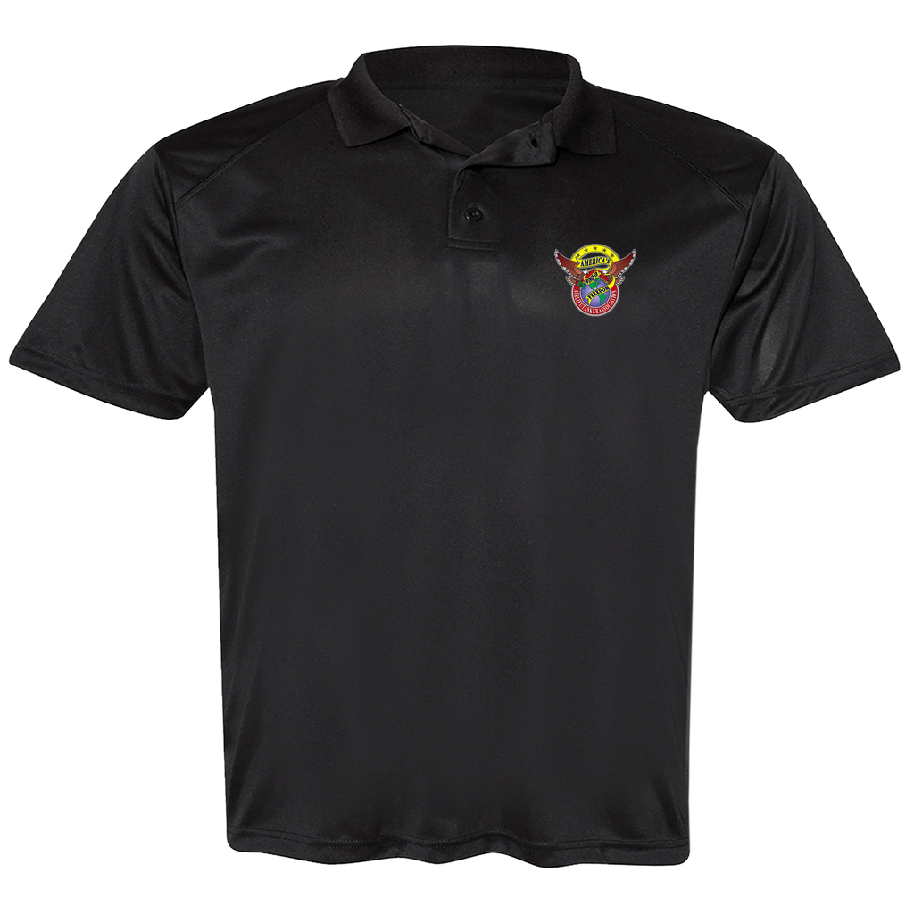 Men's Poly Buttoned Polo ATA Logo