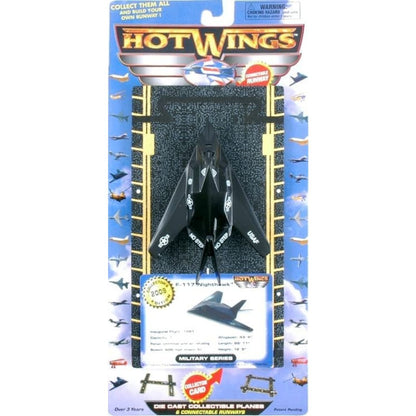 Hot Wings F-117 Nighthawk Diecast with Runway