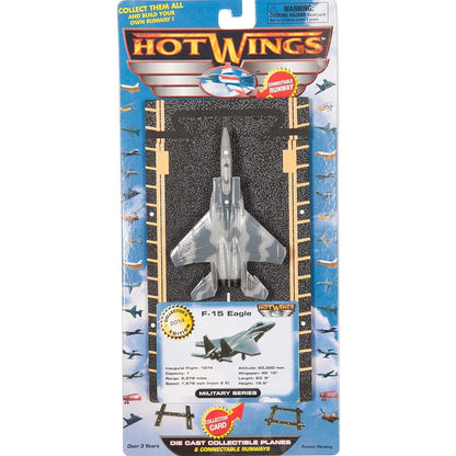 Hot Wings F-15 Diecast with Runway