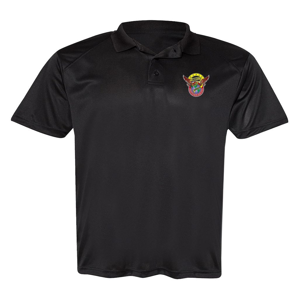 Men's Poly Buttoned Polo ATA Logo