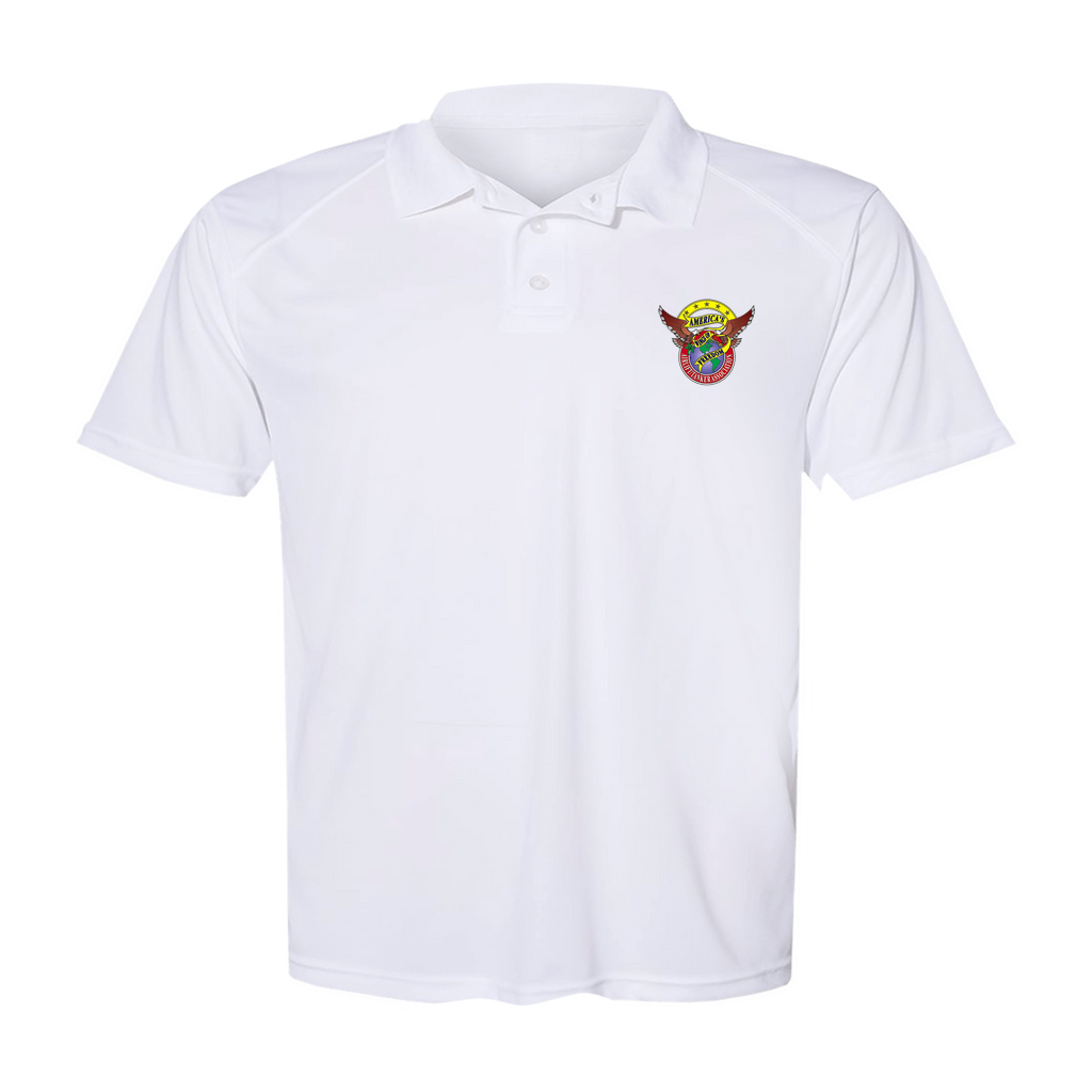 Men's Poly Buttoned Polo ATA Logo