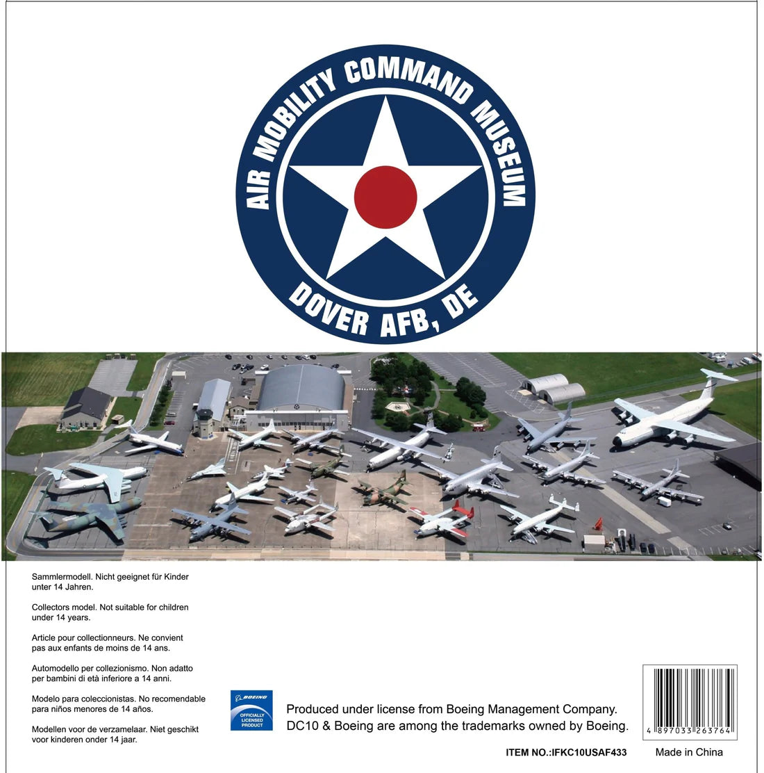 USAF Douglas KC-10A "McGuire AFB" 90433 w/Stand