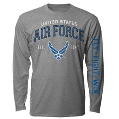 Vintage USAF Long Sleeve Shirt Grey