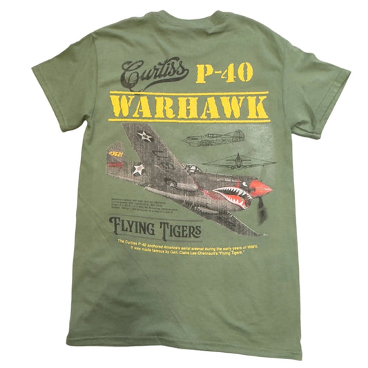 P-40 Warhawk Olive Green Shirt