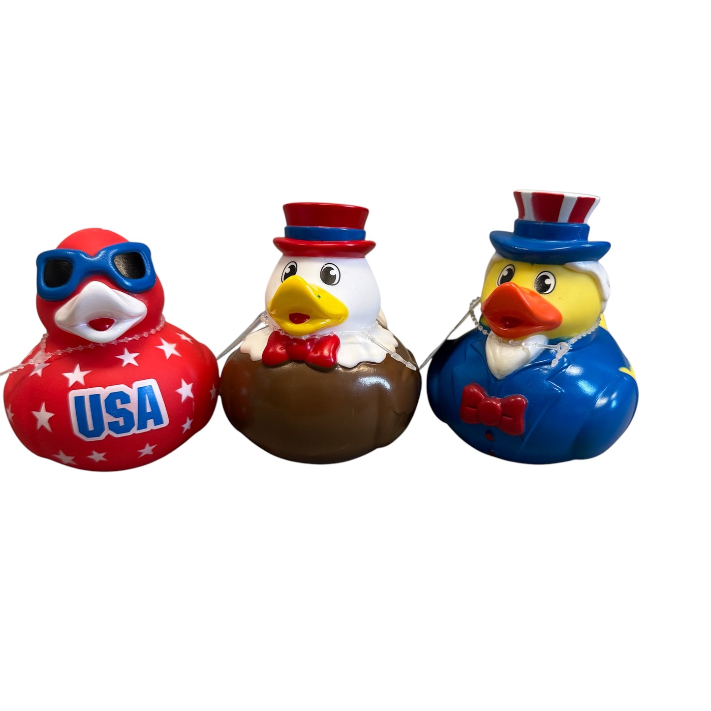 Patriotic Rubber Duck Tub Toy