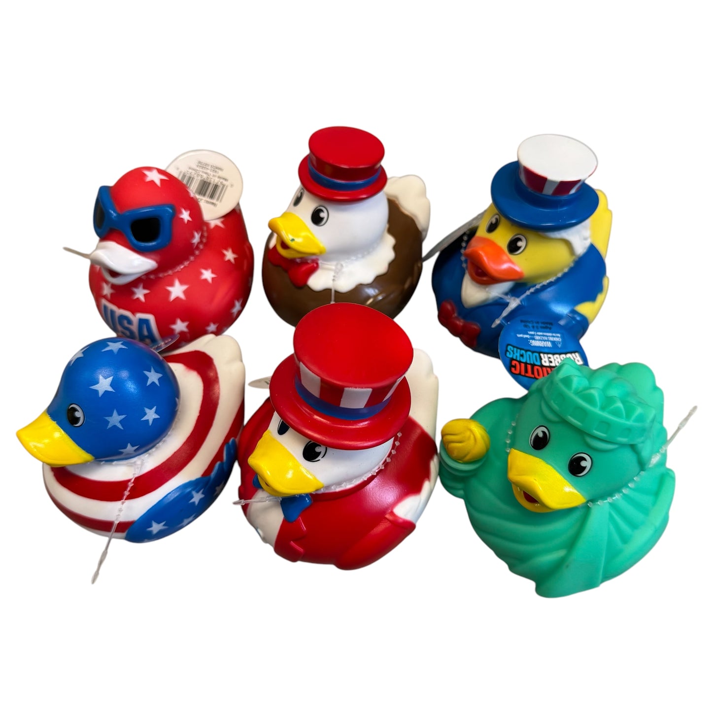 Patriotic Rubber Duck Tub Toy