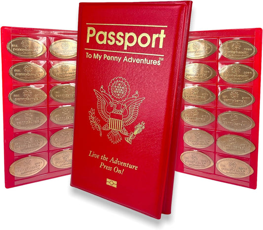 Pressed Penny Passport Books