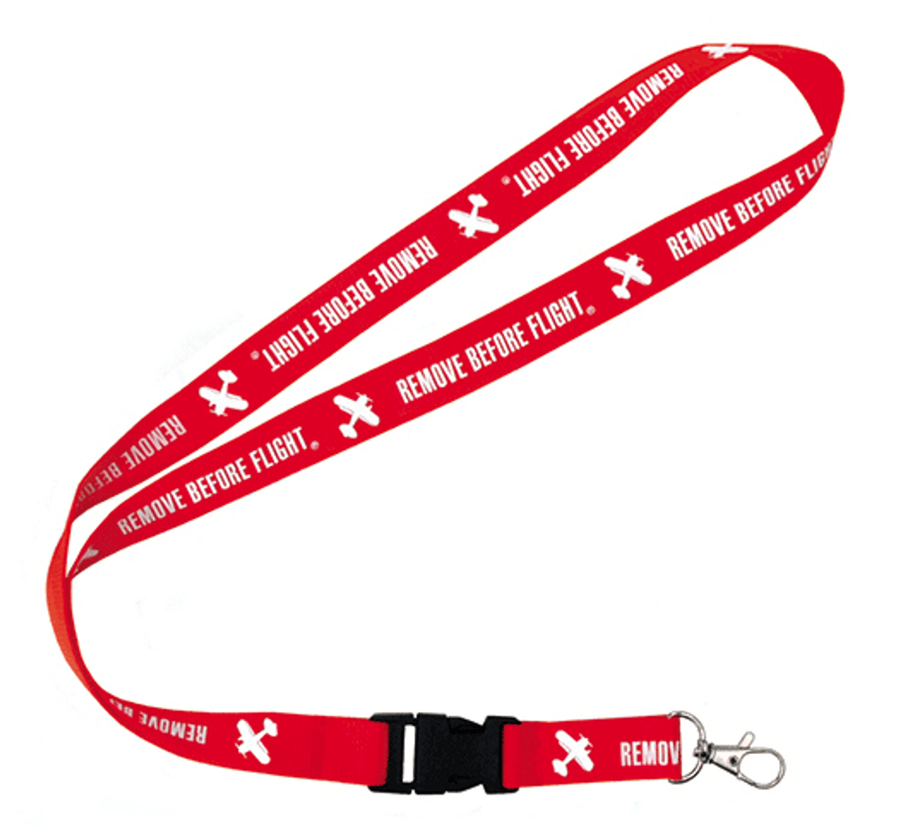 Remove Before Flight Lanyard with Removable key chain
