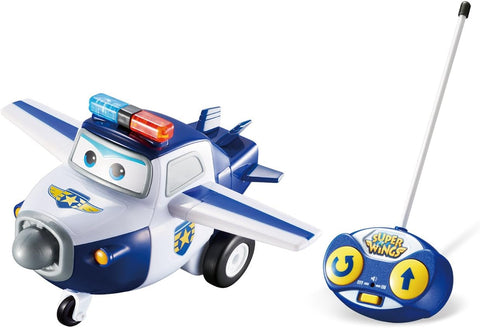 Super Wings - Remote Control Paul RC Police Airplane Toys