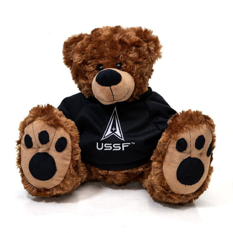 United States Space Force Bear Plush Shirt on 10" Plush