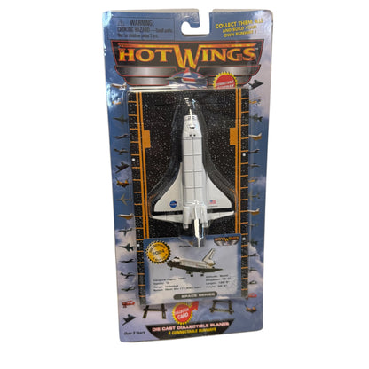 Hot Wings Space Shuttle Diecast with Runway