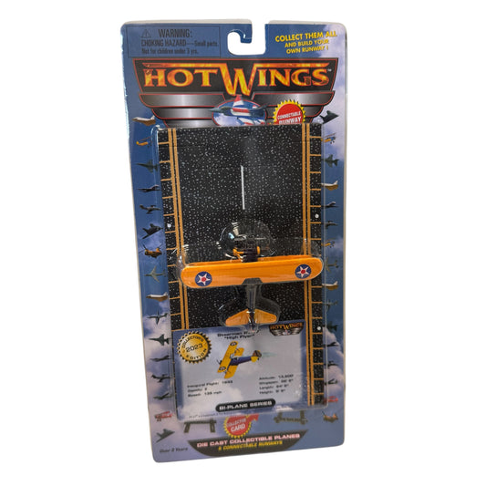 Hot Wings Stearman PT-17 Diecast with Runway