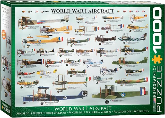 World War I Aircraft Puzzle 1000 pcs
