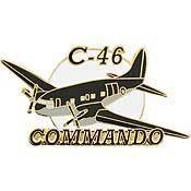 C-46 Cargo Commando Pin