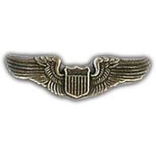USAF Basic Pilot Wings Pewter Pin