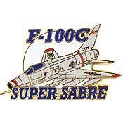F-100C Super Saber Jet Pin