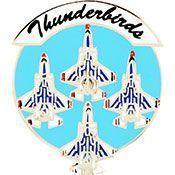 Thunderbirds Logo Pin