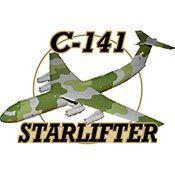C-141 Starlifter Pin Camo