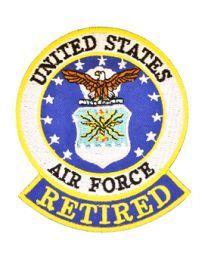 US Air Force Retired Patch with Emblem