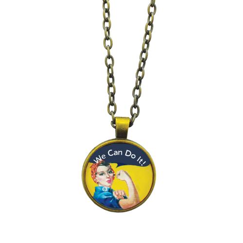 ROSIE THE RIVETER NECKLACE