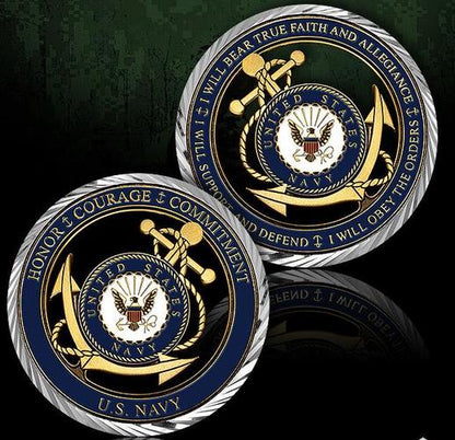 Core Values Coin US Navy Core Values Coin – The AMC Museum Foundation - Store