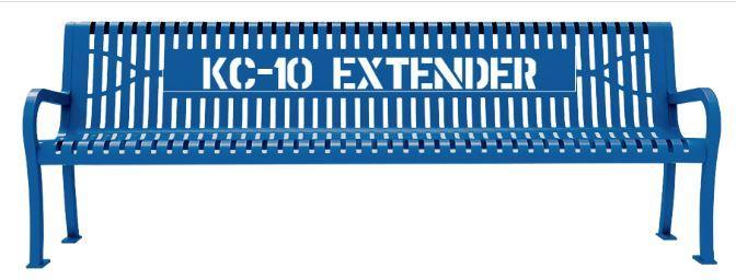 KC-10 Extender Bench Plaque