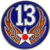 13th AF Pin