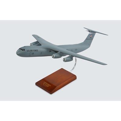 C-141A Starlifter White / Grey 1/100 with Wood Stand
