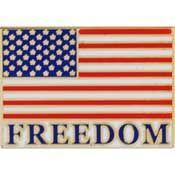 Flag Freedom Pin