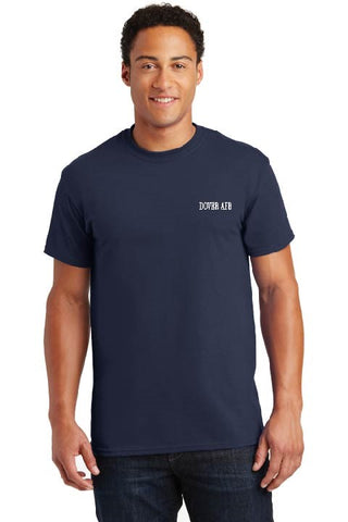 Men's Dover AFB Embroidered  T-shirt  Navy or Lt. Blue      Apparel