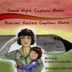 Good Night Captain Mama- written in  English and Spanish