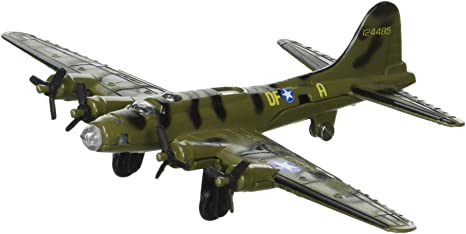 Hot Wings B-17 Flying Fortress Plane with Runway