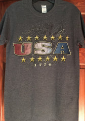 USA T-Shirt Gray