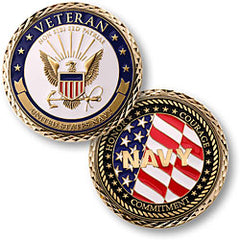 USN Veteran Challenge Coin